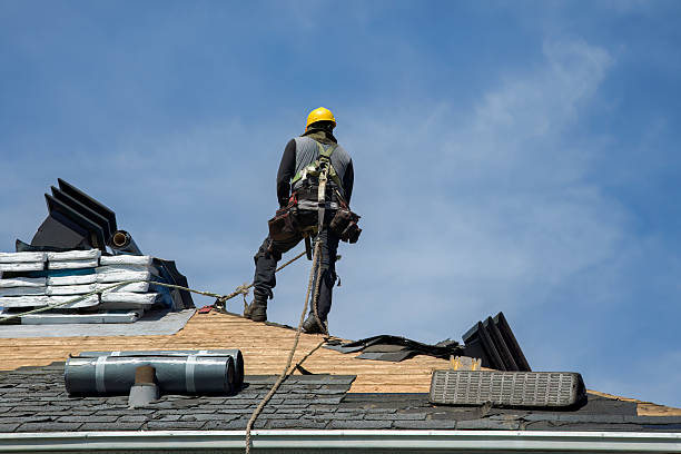 Professional Metal Roofing technician working in Bolton, MA